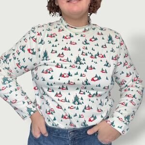 White Stag Christmas holiday winter long sleeve turtleneck 3XL